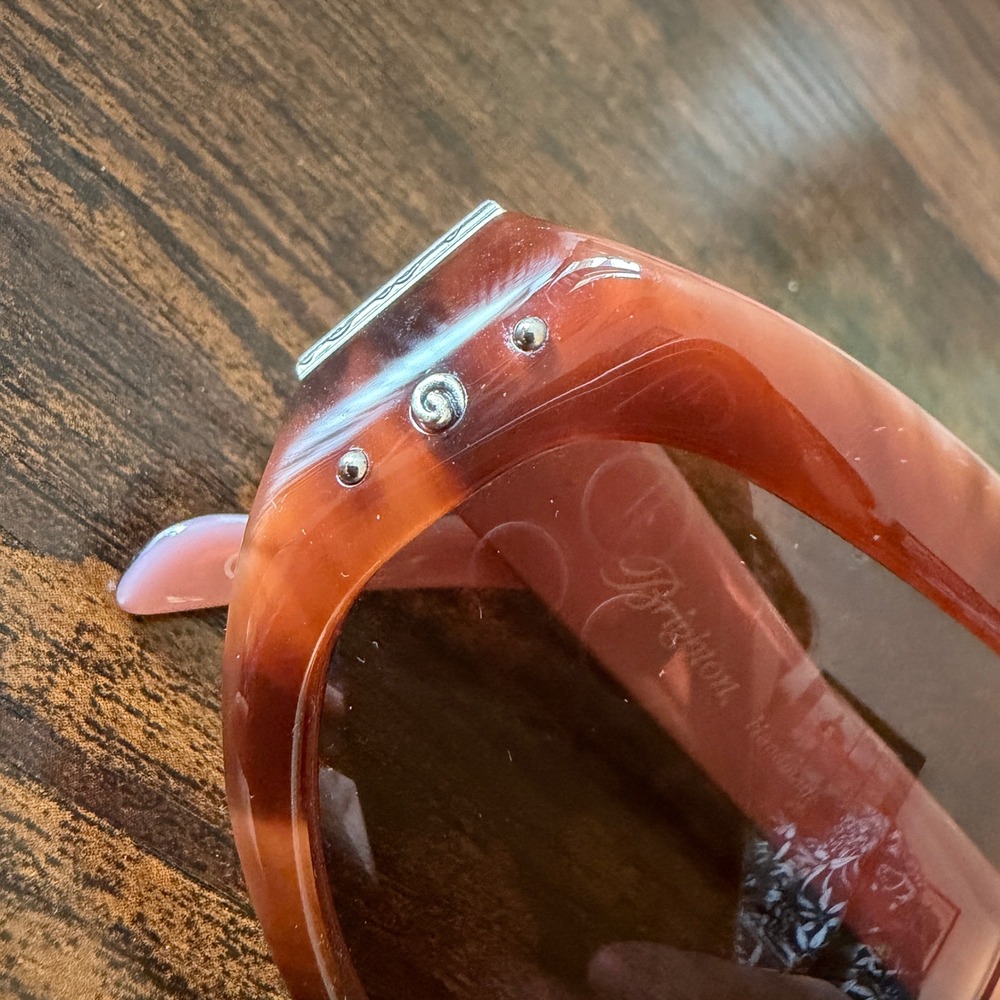 Rare Brighton Rose Bud Sunglasses Handmade Vintage Floral Hardshell Case A1115f - Picture 10 of 15
